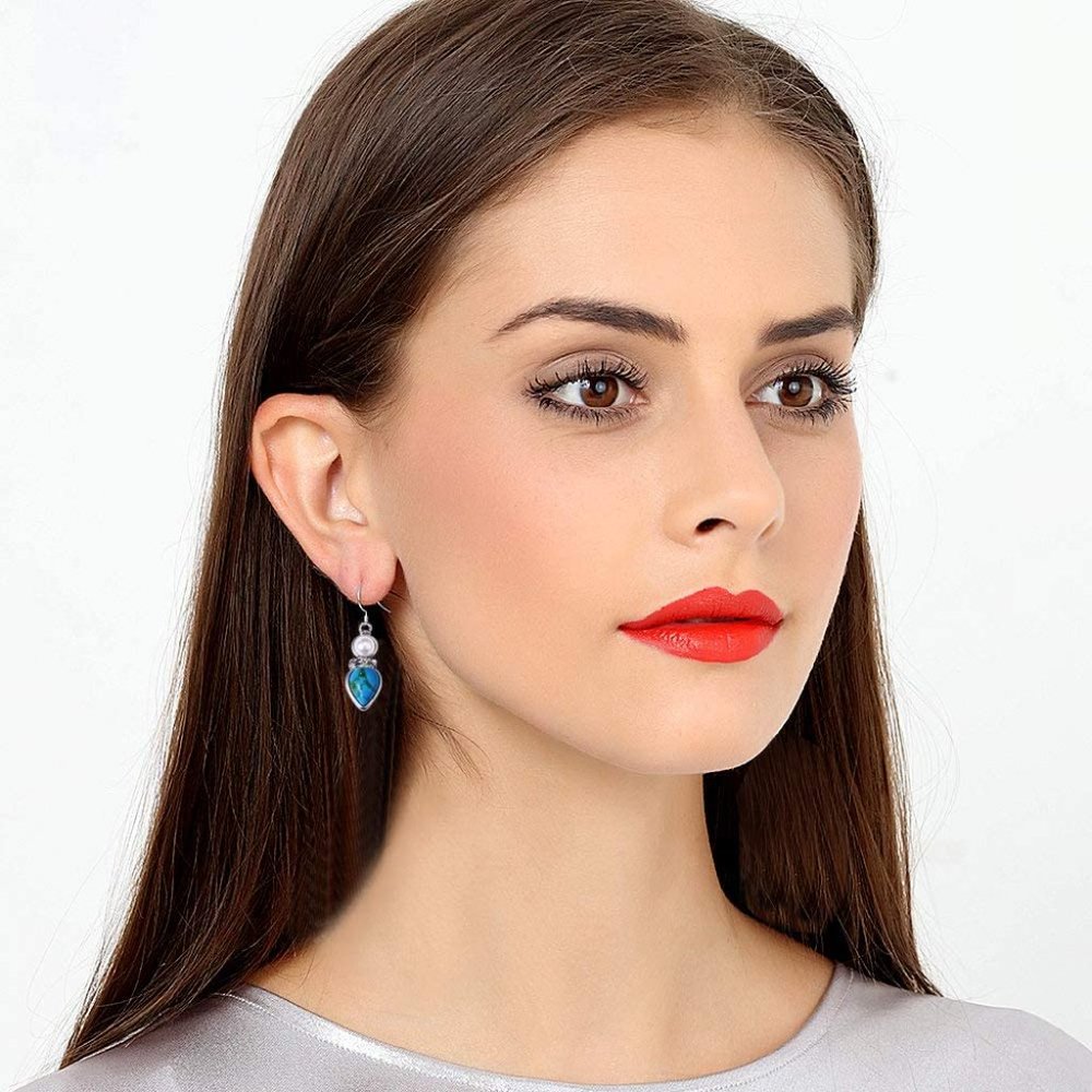 12-14 Pairs Drop Dangle Earrings for Women Boho Jewelry Waterdrop Earrings Set - Picture 7 of 16